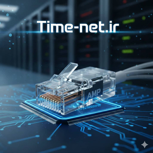 RJ45 سوکت AMP میان گذر رد شو