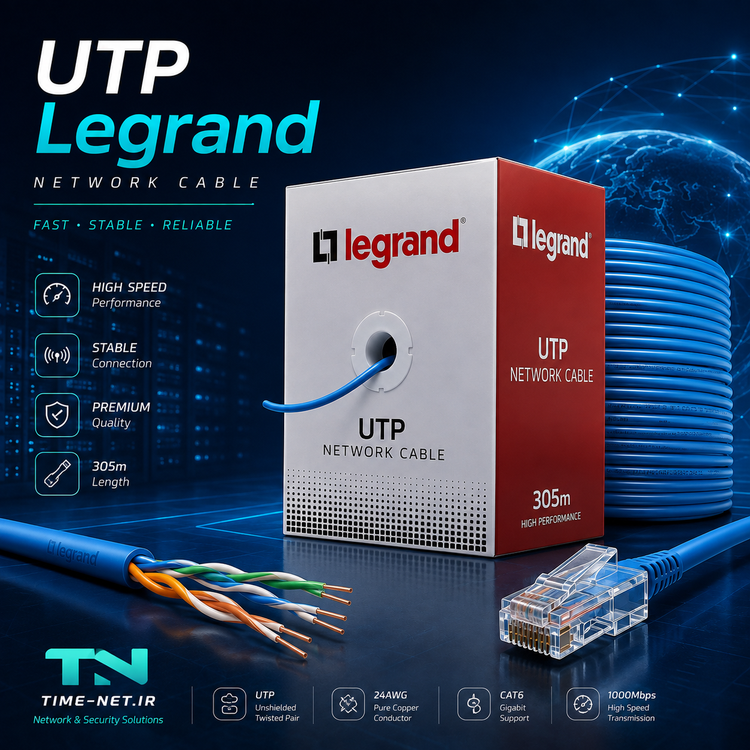 کابل شبکه UTP Cat6 042